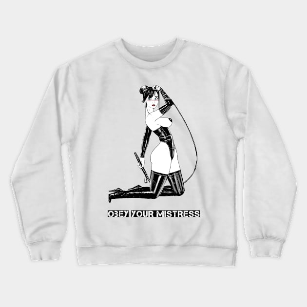 Dominatrix 89 Crewneck Sweatshirt by raulovsky